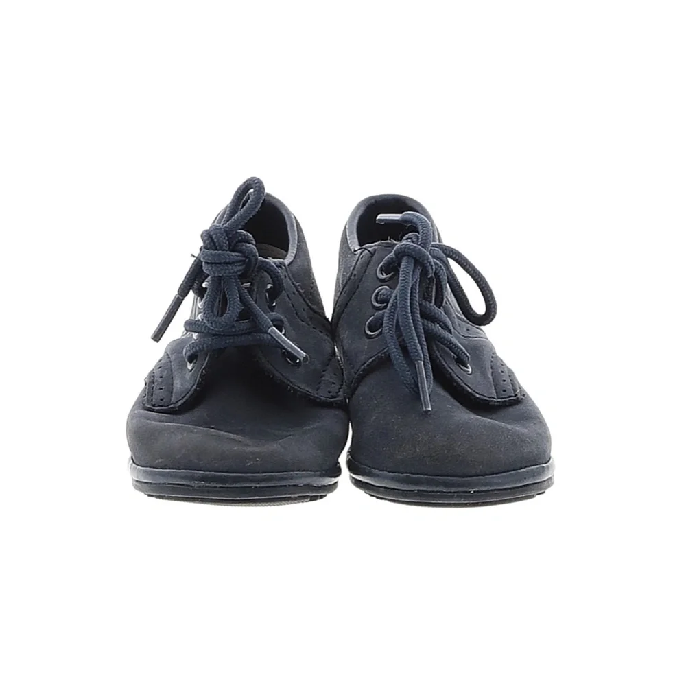 Angel Saddle Shoes Navy Blue/Black Lace Up Tie Dress Size 3